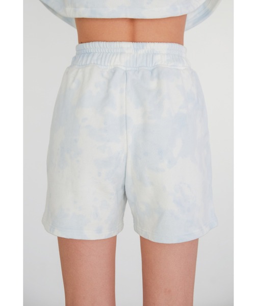 ALEXIA STAM（アリシアスタン）の「Logo Tie Dye Sweat Shorts/ ロゴタイダイスウェットショーツ（スウェットパンツ・レディース・ブルー/ベージュ・S/M）」の15枚目の写真