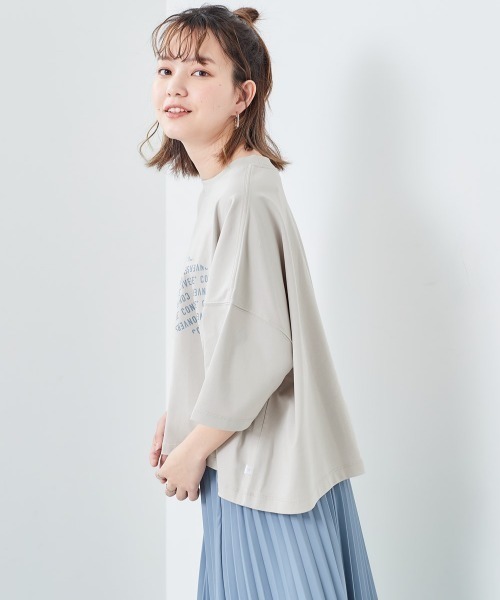 CONVERSE(コンバース)の「【CONVERSE】シルケット ビッグドロップTee(Tシャツ/カットソー・レディース・グレー/ブラウン/チャコール・M)」の16枚目の写真