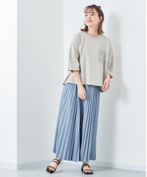 CONVERSE(コンバース)の「【CONVERSE】シルケット ビッグドロップTee(Tシャツ/カットソー・レディース・グレー/ブラウン/チャコール・M)」の21枚目の写真