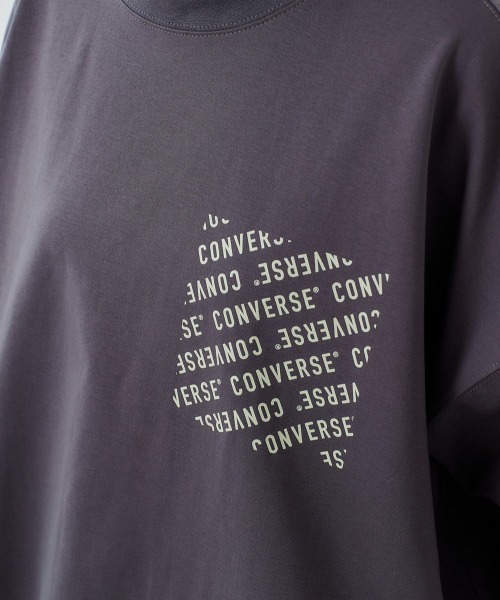 CONVERSE(コンバース)の「【CONVERSE】シルケット ビッグドロップTee(Tシャツ/カットソー・レディース・グレー/ブラウン/チャコール・M)」の15枚目の写真