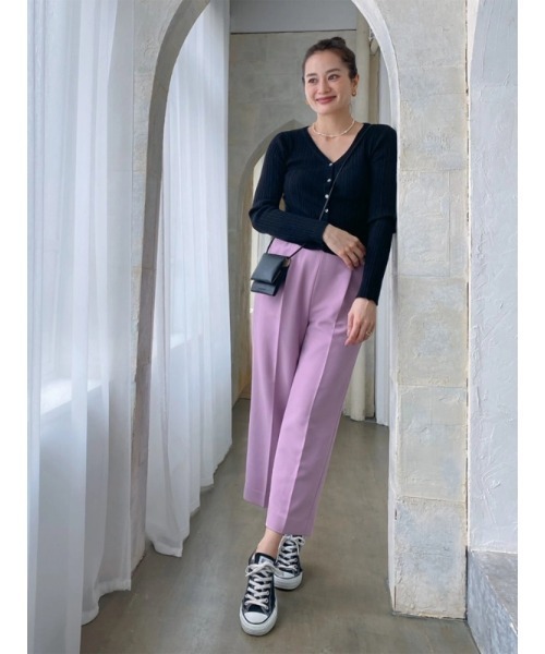 Vicente（ヴィセンテ）の「Henry kint cardigan（ニット/セーター・レディース・ブラック/ベージュ/オフホワイト・FREE）」の21枚目の写真