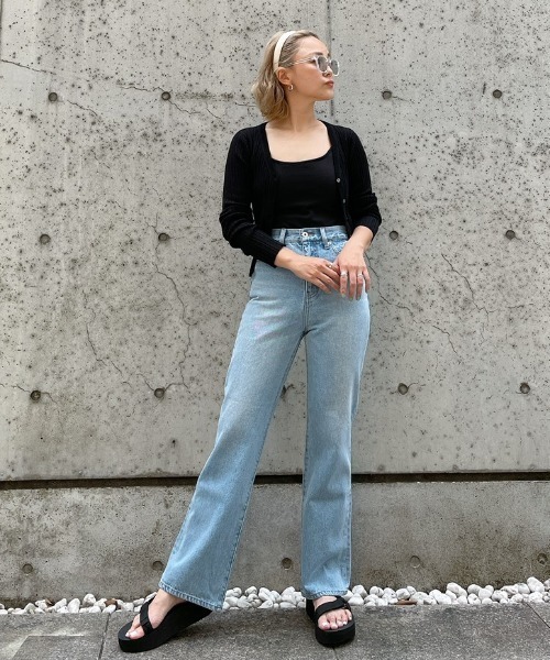 Vicente（ヴィセンテ）の「Henry kint cardigan（ニット/セーター・レディース・ブラック/ベージュ/オフホワイト・FREE）」の16枚目の写真