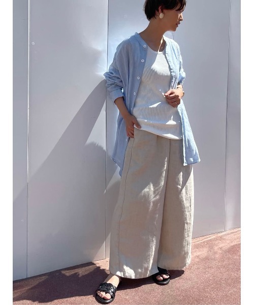 BEARDSLEY(ビアズリー)の「リブタンク(ニット/セーター・レディース・ホワイト/ブラック・FREE)」の17枚目の写真