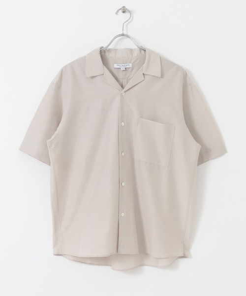 URBAN RESEARCH（アーバンリサーチ）の「コットンシルクショートスリーブオープンカラーシャツ（シャツ/ブラウス・メンズ・ブラウン系その他/グリーン系その他/グレー系その他/ベージュ系その他・MEDIUM/LARGE）」の12枚目の写真