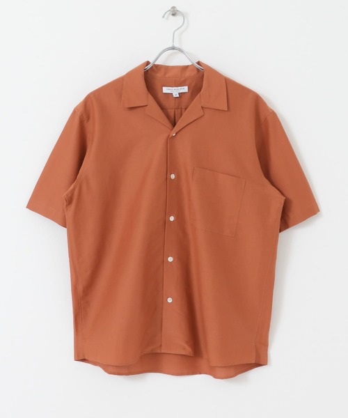 URBAN RESEARCH（アーバンリサーチ）の「コットンシルクショートスリーブオープンカラーシャツ（シャツ/ブラウス・メンズ・ブラウン系その他/グリーン系その他/グレー系その他/ベージュ系その他・MEDIUM/LARGE）」の15枚目の写真