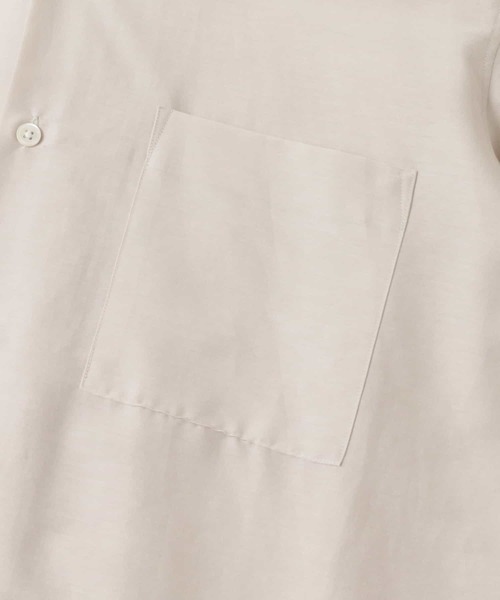 URBAN RESEARCH（アーバンリサーチ）の「コットンシルクショートスリーブオープンカラーシャツ（シャツ/ブラウス・メンズ・ブラウン系その他/グリーン系その他/グレー系その他/ベージュ系その他・MEDIUM/LARGE）」の20枚目の写真