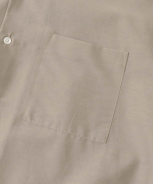 URBAN RESEARCH（アーバンリサーチ）の「コットンシルクショートスリーブオープンカラーシャツ（シャツ/ブラウス・メンズ・ブラウン系その他/グリーン系その他/グレー系その他/ベージュ系その他・MEDIUM/LARGE）」の21枚目の写真