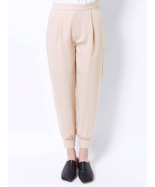 ELENDEEK（エレンディーク）の「ライトタックイージーパンツ（その他パンツ・レディース・ブラック/ライトベージュ・01/02）」の4枚目の写真