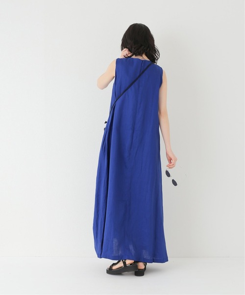 JOINT WORKS(ジョイントワークス)の「J-リネンノースリーブワンピース(ワンピース・レディース・ブラック/ピンク/ブルー・FREE)」の7枚目の写真