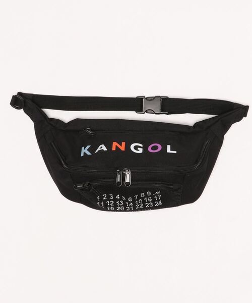 KANGOL（カンゴール）の「【 KANGOL / カンゴール 】 ナンバー プリント ウエストバッグ（ボディバッグ/ウエストポーチ・レディース・ホワイト/ブラック/ベージュ・FREE）」の8枚目の写真