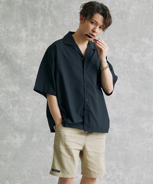 act'm（アクトム）の「【KAUAN OKAMOTO×act'mコラボ】アートグラフィック プリント オーバーサイズオープンカラーシャツ（シャツ/ブラウス・メンズ・ホワイト/ブラック・S/M/L）」の14枚目の写真