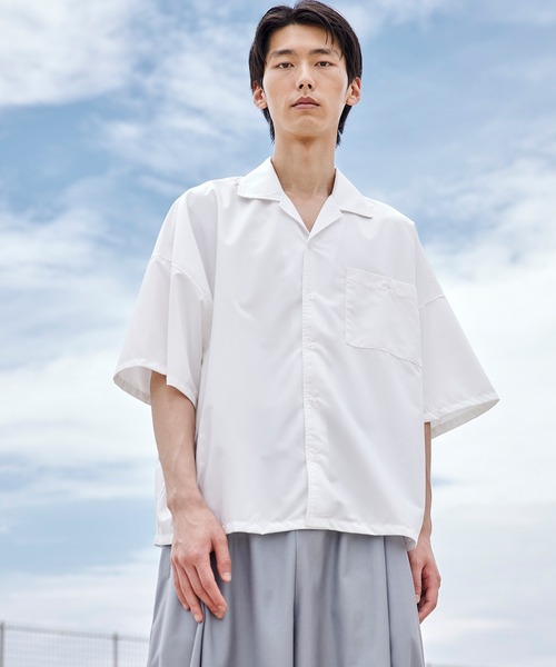 act'm（アクトム）の「【KAUAN OKAMOTO×act'mコラボ】アートグラフィック プリント オーバーサイズオープンカラーシャツ（シャツ/ブラウス・メンズ・ホワイト/ブラック・S/M/L）」の19枚目の写真