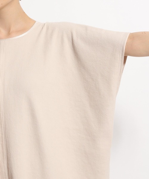 niko and...（ニコアンド）の「2WAYリブスクエアポンチョ（Tシャツ/カットソー・レディース・ブラック/オレンジ/アイボリー・FREE）」の11枚目の写真