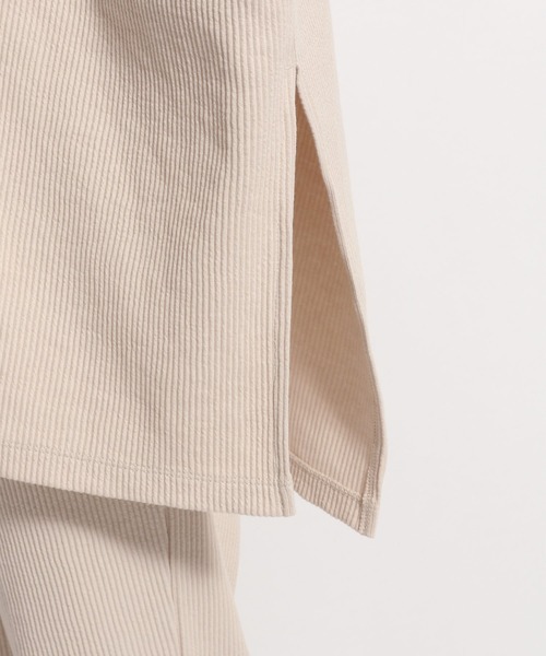 niko and...（ニコアンド）の「2WAYリブスクエアポンチョ（Tシャツ/カットソー・レディース・ブラック/オレンジ/アイボリー・FREE）」の19枚目の写真