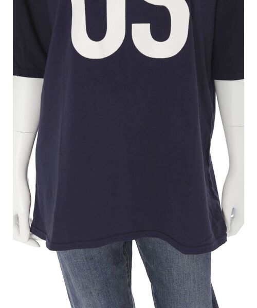 Ungrid（アングリッド）の「【10周年限定】USビッグTee（Tシャツ/カットソー・レディース・ネイビー/チャコールグレー/オフホワイト・FREE）」の13枚目の写真