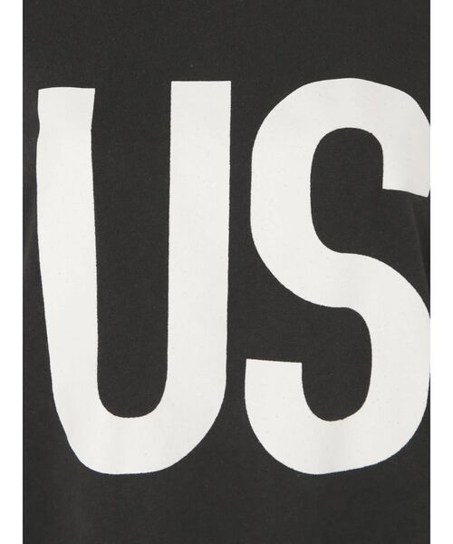 Ungrid（アングリッド）の「【10周年限定】USビッグTee（Tシャツ/カットソー・レディース・ネイビー/チャコールグレー/オフホワイト・FREE）」の21枚目の写真
