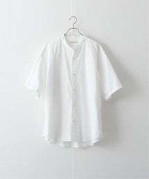 JOURNAL STANDARD（ジャーナルスタンダード）の「オーバーサイズ パターン バンドカラー ハーフスリーブシャツ（シャツ/ブラウス・メンズ）」