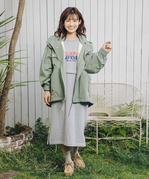 MILKFED.(ミルクフェド)の「LAYERED SWEAT DRESS(ワンピース・レディース・ホワイト/アッシュ/ブラック/ブラウン・ONE SIZE)」の3枚目の写真
