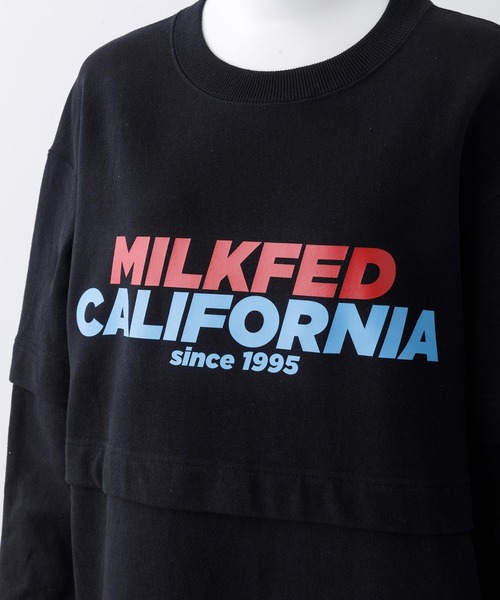 MILKFED.(ミルクフェド)の「LAYERED SWEAT DRESS(ワンピース・レディース・ホワイト/アッシュ/ブラック/ブラウン・ONE SIZE)」の5枚目の写真