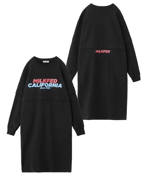 MILKFED.(ミルクフェド)の「LAYERED SWEAT DRESS(ワンピース・レディース・ホワイト/アッシュ/ブラック/ブラウン・ONE SIZE)」の21枚目の写真