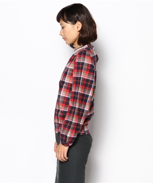 natural couture（ナチュラルクチュール）の「【natural couture NICE CLAUP】チェックハイネックブラウス（シャツ/ブラウス・レディース・オフホワイト/その他1/その他2・FREE）」の6枚目の写真