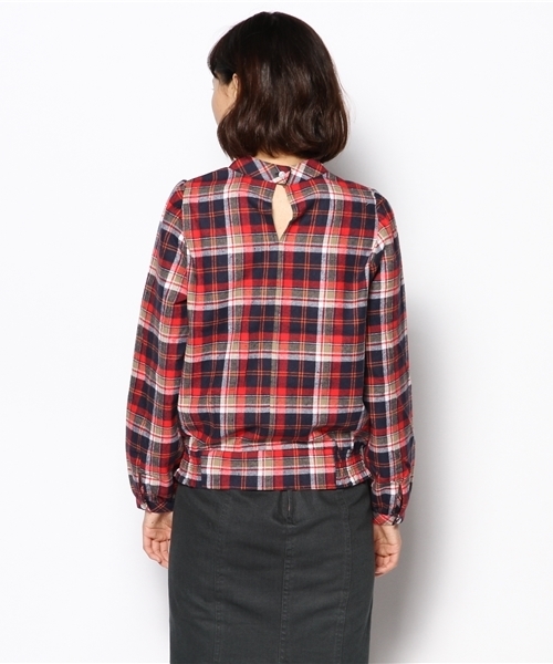natural couture（ナチュラルクチュール）の「【natural couture NICE CLAUP】チェックハイネックブラウス（シャツ/ブラウス・レディース・オフホワイト/その他1/その他2・FREE）」の7枚目の写真