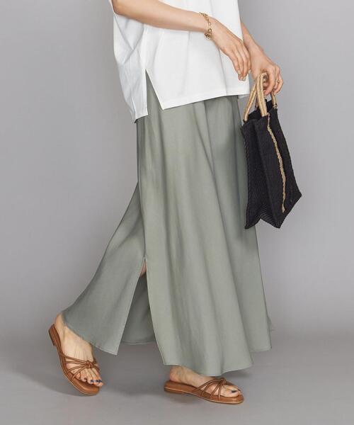 BEAUTY&YOUTH UNITED ARROWS(ビューティーアンドユースユナイテッドアローズ)の「BY マーメイドスリットスカート◆(スカート・レディース・ブラック/モカ/ライム・MEDIUM/SMALL/LARGE)」の4枚目の写真