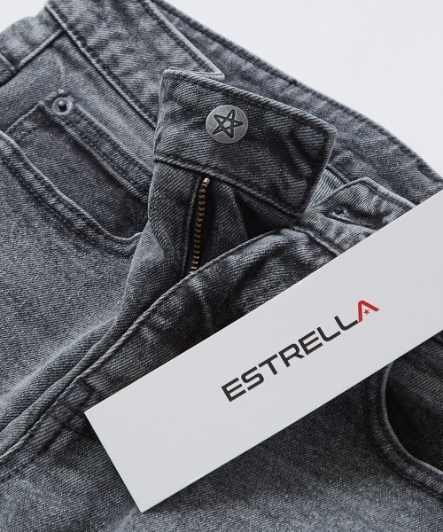 ESTRELLA（エストレラ）の「【ESTRELLA】 スキニー グレー デニムパンツ 0218-ES001（デニムパンツ・メンズ・グレー・SMALL/MEDIUM/LARGE）」の10枚目の写真