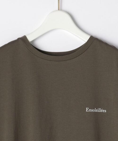 green label relaxing（グリーンレーベルリラクシング）の「SC プリント ノースリーブ [Tシャツ]（Tシャツ/カットソー・レディース・オフホワイト/オレンジ/ダークグレー・FREE）」の13枚目の写真