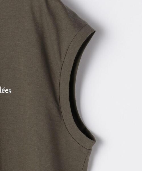 green label relaxing（グリーンレーベルリラクシング）の「SC プリント ノースリーブ [Tシャツ]（Tシャツ/カットソー・レディース・オフホワイト/オレンジ/ダークグレー・FREE）」の20枚目の写真