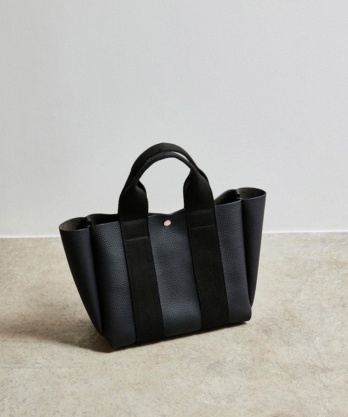 ROPE'（ロペ）の「【21AW】IN BAG付トートバッグ（トートバッグ・レディース・キナリ/ブラック/ブラウン・FREE）」の2枚目の写真