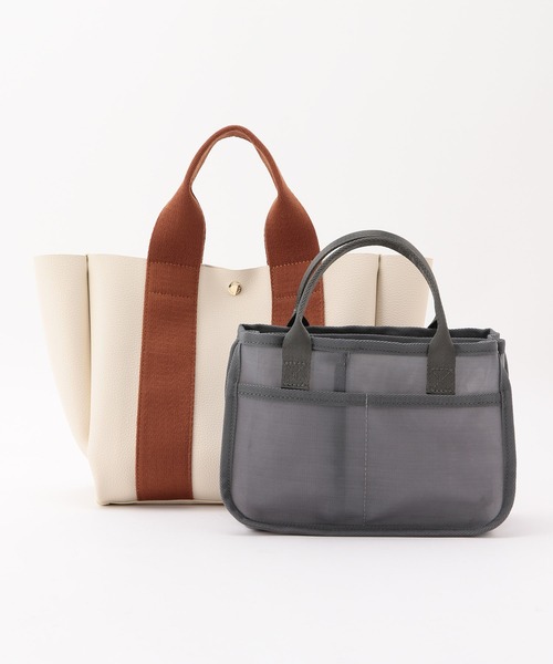 ROPE'（ロペ）の「【21AW】IN BAG付トートバッグ（トートバッグ・レディース・キナリ/ブラック/ブラウン・FREE）」の15枚目の写真