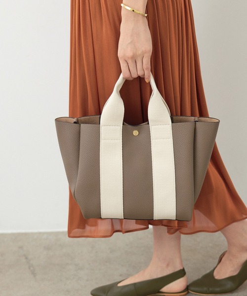 ROPE'（ロペ）の「【21AW】IN BAG付トートバッグ（トートバッグ・レディース・キナリ/ブラック/ブラウン・FREE）」の21枚目の写真