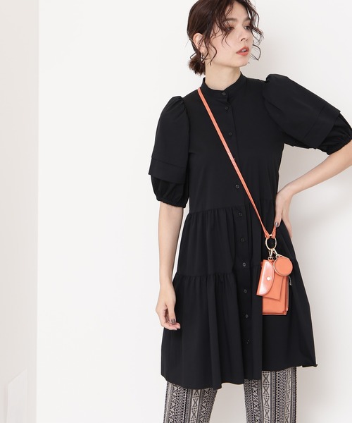 N.（N. Natural Beauty Basic）（エヌエヌナチュラルビューティーベーシック）の「◆多機能スマホショルダーバッグ（ショルダーバッグ・レディース・ブラック/ナチュラル/オレンジ系・ﾌﾘ-）」の10枚目の写真