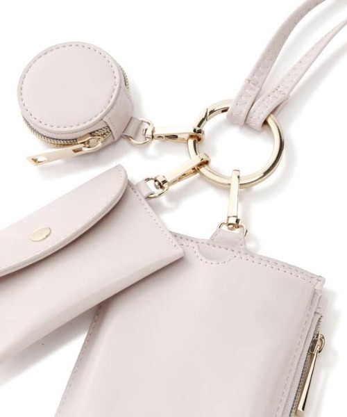 N.（N. Natural Beauty Basic）（エヌエヌナチュラルビューティーベーシック）の「◆多機能スマホショルダーバッグ（ショルダーバッグ・レディース・ブラック/ナチュラル/オレンジ系・ﾌﾘ-）」の22枚目の写真