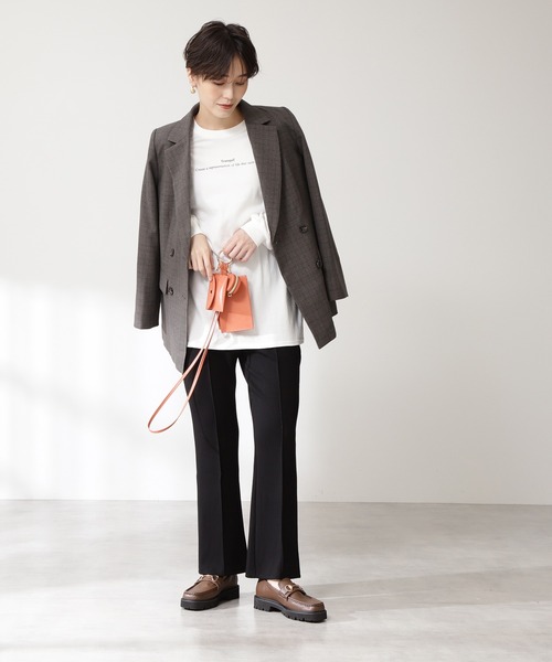 N.（N. Natural Beauty Basic）（エヌエヌナチュラルビューティーベーシック）の「◆多機能スマホショルダーバッグ（ショルダーバッグ・レディース・ブラック/ナチュラル/オレンジ系・ﾌﾘ-）」の20枚目の写真