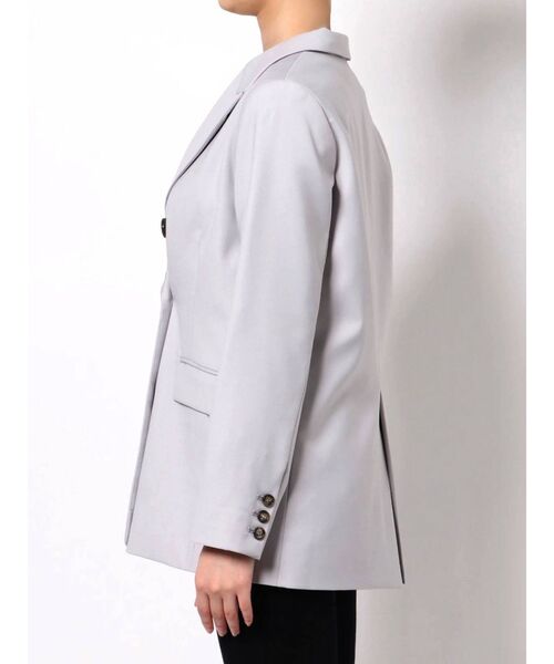 MERCURYDUO（マーキュリーデュオ）の「ダブルブレストセットインジャケット（テーラードジャケット・レディース・ブラック/ライトブルー/ベビーピンク・SMALL/MEDIUM）」の6枚目の写真