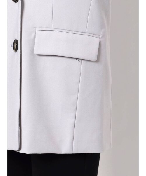 MERCURYDUO（マーキュリーデュオ）の「ダブルブレストセットインジャケット（テーラードジャケット・レディース・ブラック/ライトブルー/ベビーピンク・SMALL/MEDIUM）」の11枚目の写真