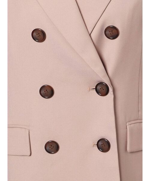 MERCURYDUO（マーキュリーデュオ）の「ダブルブレストセットインジャケット（テーラードジャケット・レディース・ブラック/ライトブルー/ベビーピンク・SMALL/MEDIUM）」の13枚目の写真