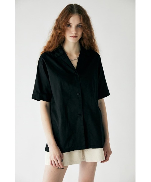 MOUSSY（マウジー）の「CHECK HALF SLEEVE シャツ（シャツ/ブラウス・レディース・ブラック/ベージュ系その他/カーキ・FREE）」の14枚目の写真