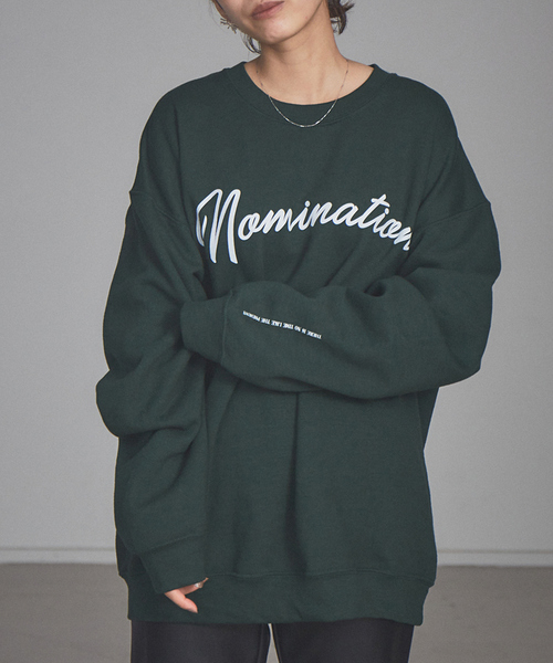 NOMINE(ノミネ)の「【展開店舗限定】裏起毛ロゴスウェット(スウェット・レディース・ライトグレー/ボルドー/ベージュ系その他/グリーン系その他/ベージュ系その他2/グリーン系その他2/グリーン系その他3・M/L)」の5枚目の写真