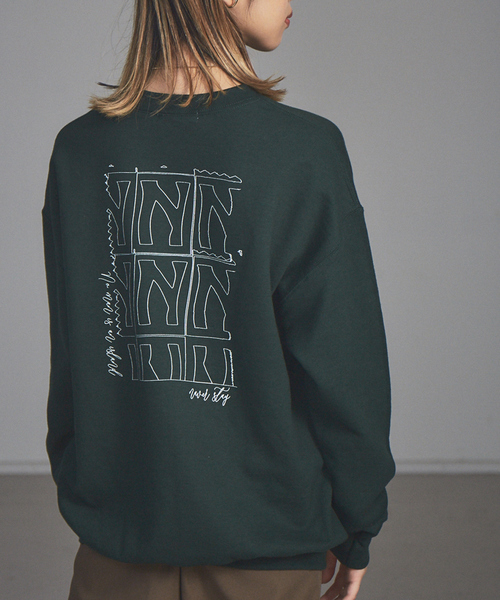 NOMINE(ノミネ)の「【展開店舗限定】裏起毛ロゴスウェット(スウェット・レディース・ライトグレー/ボルドー/ベージュ系その他/グリーン系その他/ベージュ系その他2/グリーン系その他2/グリーン系その他3・M/L)」の6枚目の写真