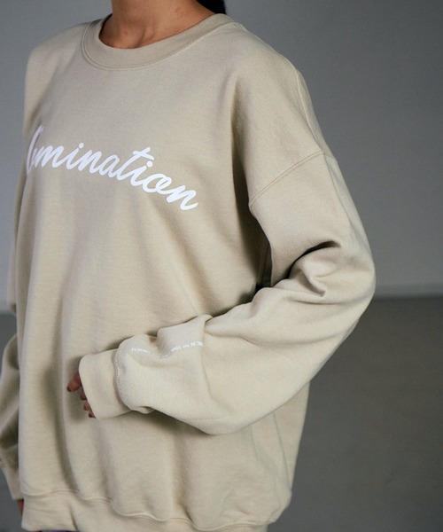 NOMINE(ノミネ)の「【展開店舗限定】裏起毛ロゴスウェット(スウェット・レディース・ライトグレー/ボルドー/ベージュ系その他/グリーン系その他/ベージュ系その他2/グリーン系その他2/グリーン系その他3・M/L)」の16枚目の写真