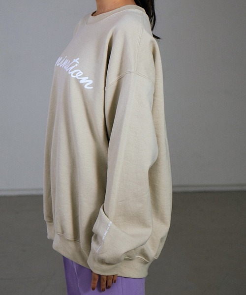 NOMINE(ノミネ)の「【展開店舗限定】裏起毛ロゴスウェット(スウェット・レディース・ライトグレー/ボルドー/ベージュ系その他/グリーン系その他/ベージュ系その他2/グリーン系その他2/グリーン系その他3・M/L)」の13枚目の写真