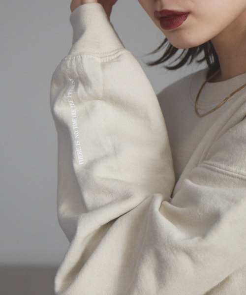 NOMINE(ノミネ)の「【展開店舗限定】裏起毛ロゴスウェット(スウェット・レディース・ライトグレー/ボルドー/ベージュ系その他/グリーン系その他/ベージュ系その他2/グリーン系その他2/グリーン系その他3・M/L)」の12枚目の写真