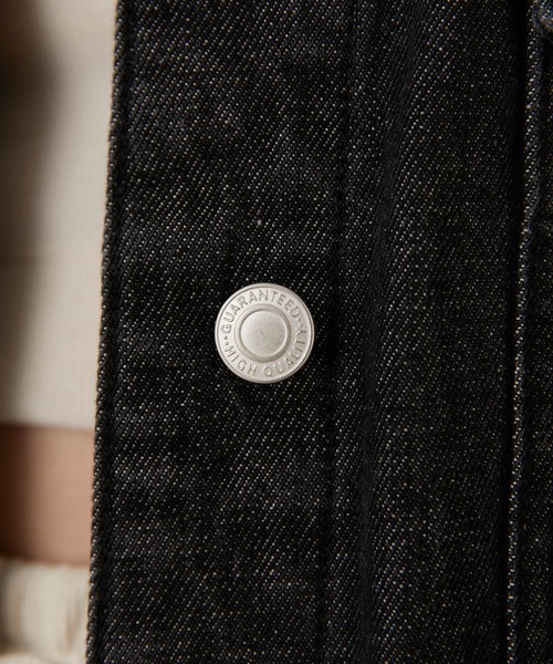 Chico(チコ)の「短丈ダメージデニムGジャン(デニムジャケット・レディース・ブラック/カーキ・FREE)」の21枚目の写真