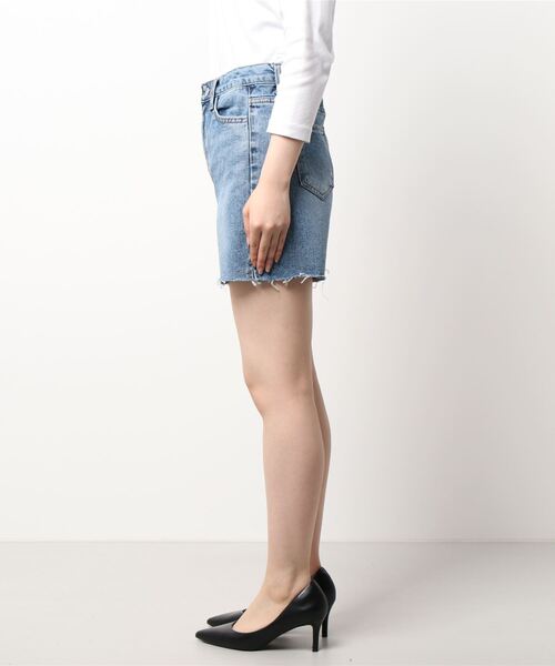 ENVYM（アンビー）の「カットオフデニムＳＰＴ（デニムパンツ・レディース・ブルー・S/M）」の3枚目の写真