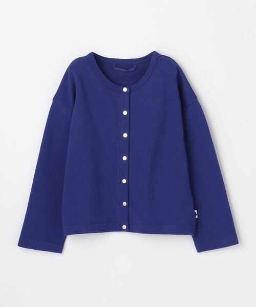 ANY（エニィ）の「【ke ke ke】カラースナップカーディガン（カーディガン/ボレロ・キッズ・スカイブルー系/レッド系/ブラック系/グリーン系/パープル系・120/110/130/100）」の3枚目の写真
