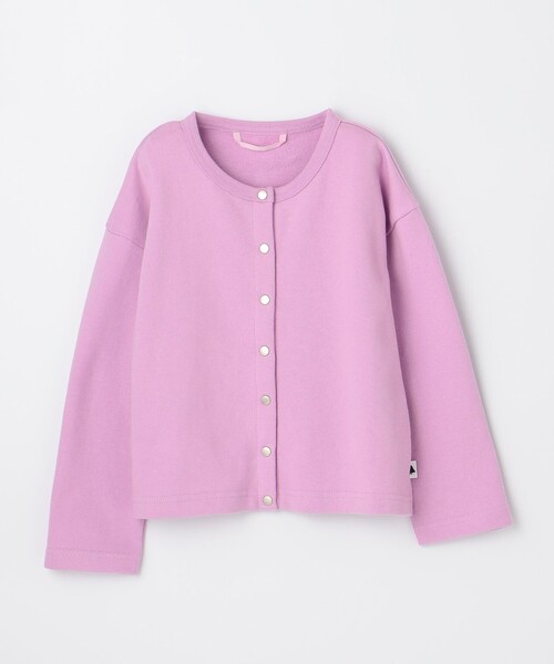 ANY（エニィ）の「【ke ke ke】カラースナップカーディガン（カーディガン/ボレロ・キッズ・スカイブルー系/レッド系/ブラック系/グリーン系/パープル系・120/110/130/100）」の4枚目の写真