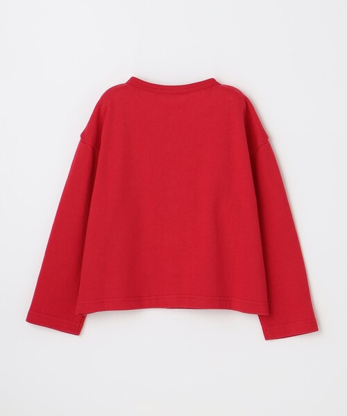 ANY（エニィ）の「【ke ke ke】カラースナップカーディガン（カーディガン/ボレロ・キッズ・スカイブルー系/レッド系/ブラック系/グリーン系/パープル系・120/110/130/100）」の6枚目の写真